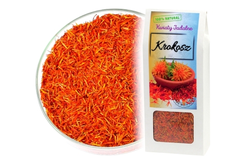 Kwiaty Jadalne KROKOSZ BARWIERSKI (15g) DZIKI SZAFRAN ŁĄKOWY Na Prezent